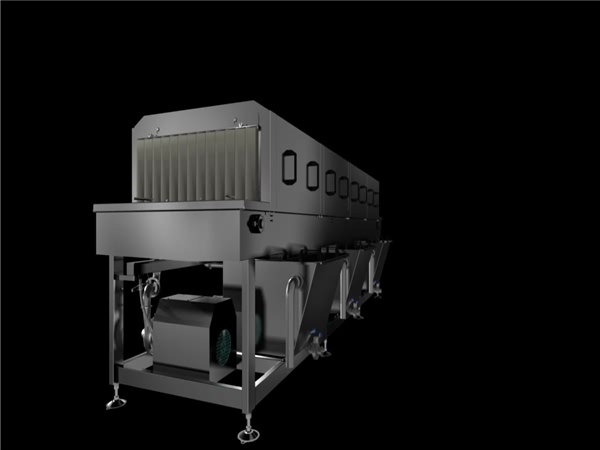 供應洗筐機(周轉(zhuǎn)筐清洗流水線)高壓噴淋洗箱機