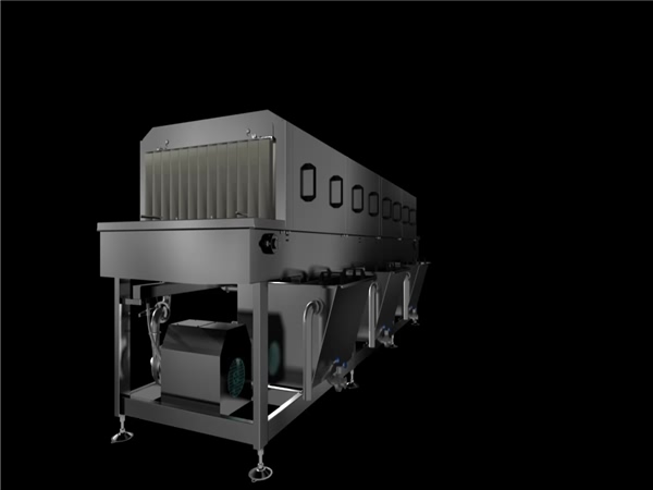 供應洗筐機(周轉(zhuǎn)筐清洗流水線)高壓噴淋洗箱機