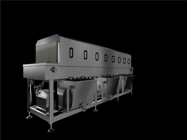 供應山東不銹鋼周轉筐洗筐機，洗箱機，塑料筐洗筐機，