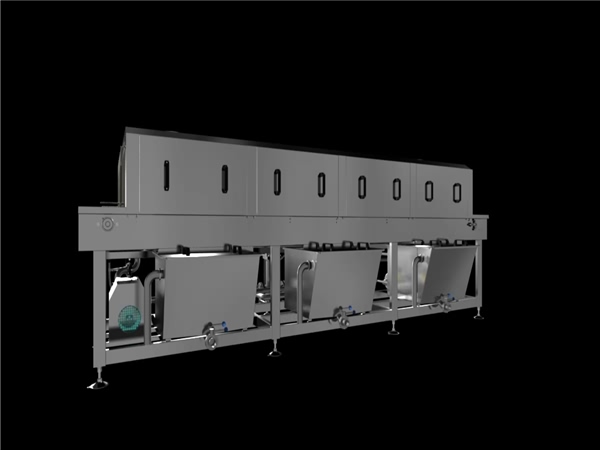 多噴頭洗筐機，洗箱機，環速制造，三段強勁清洗，效果更佳