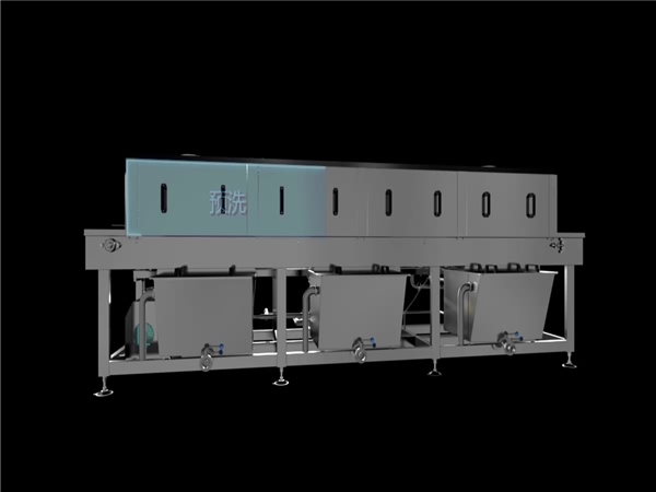 食品筐清洗機(jī)，解決細(xì)菌殘留，降低50%能耗，提升效率80%