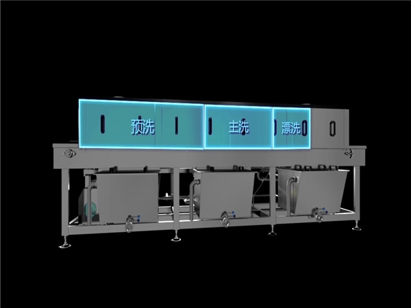 醫(yī)藥箱清洗機，烘干式周轉(zhuǎn)箱清洗機，醫(yī)藥箱消毒清洗機報價