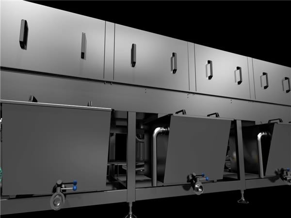 洗箱機、洗框機、周轉箱清洗機、洗盤機、周轉筐清洗機