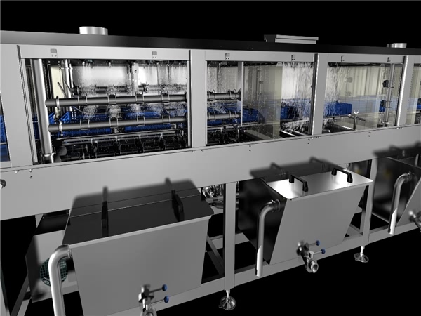 塑料筐清洗機(jī)，料筐清洗機(jī)食品筐清洗機(jī)，放心機(jī)械廠家直銷