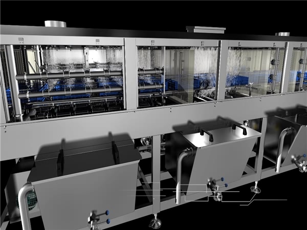 食品筐清洗機(jī)、配件箱清洗機(jī)、零部件箱清洗機(jī)