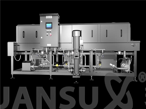 廠家定制，全自動不銹鋼熱水高壓噴淋洗筐機，周轉箱清洗機，塑料筐清洗機全國包郵