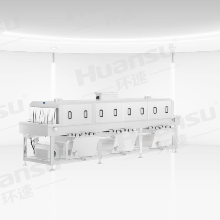 自動(dòng)循環(huán)塑料箱清洗機(jī)價(jià)格 來(lái)樣設(shè)計(jì)方案圖片自動(dòng)補(bǔ)水